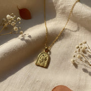 Collier Palmera Or