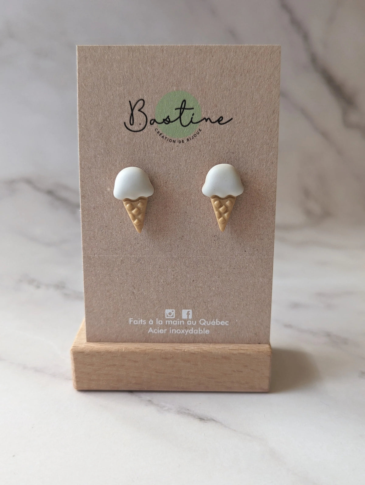 Studs Cornet Vanille