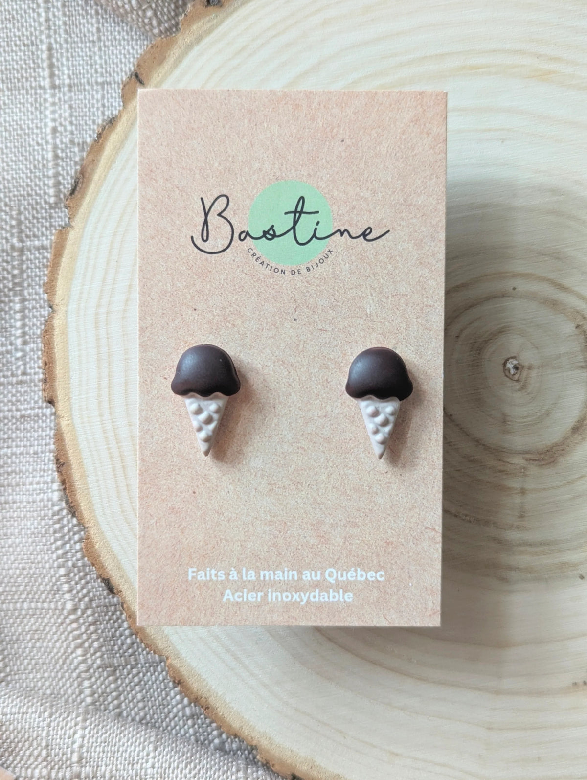 Studs Cornet Chocolat