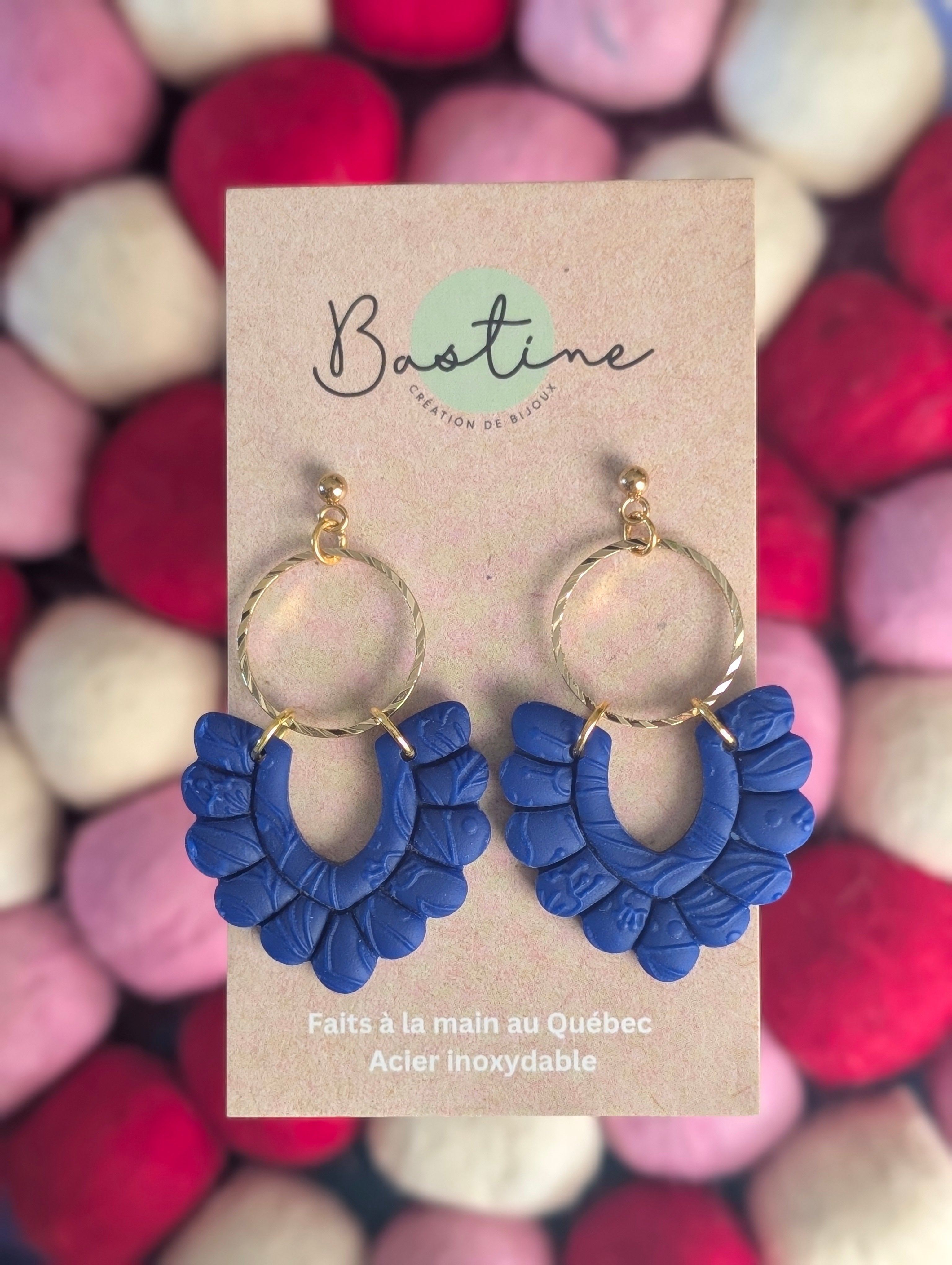 Pendantes Pénélope Bleu Royal