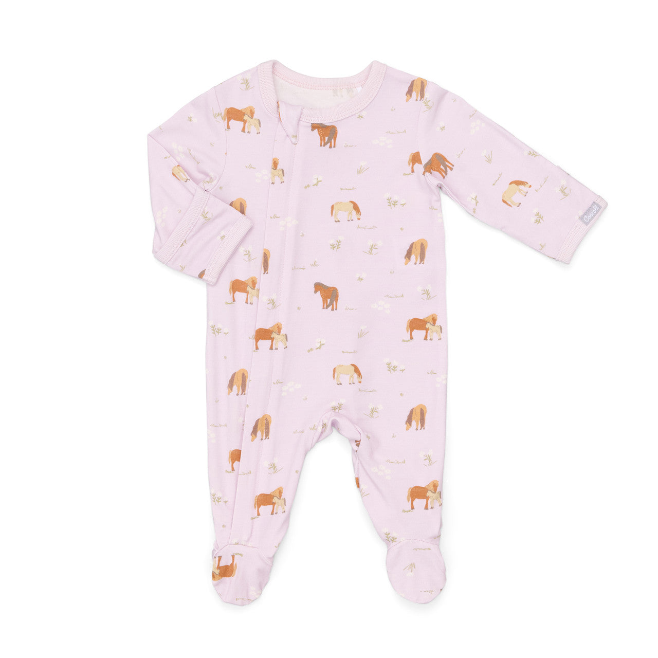 Pyjama En Modal Orchidée À Imprimé De Chevaux
