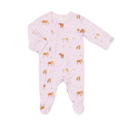 Pyjama En Modal Orchidée À Imprimé De Chevaux