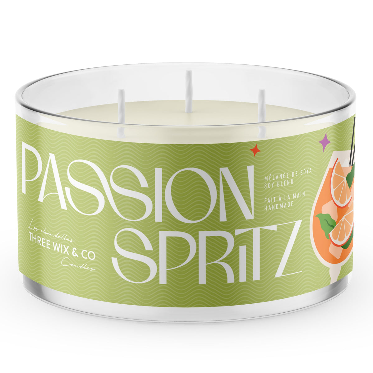 Chandelle À 3 Mèches Passion Spritz