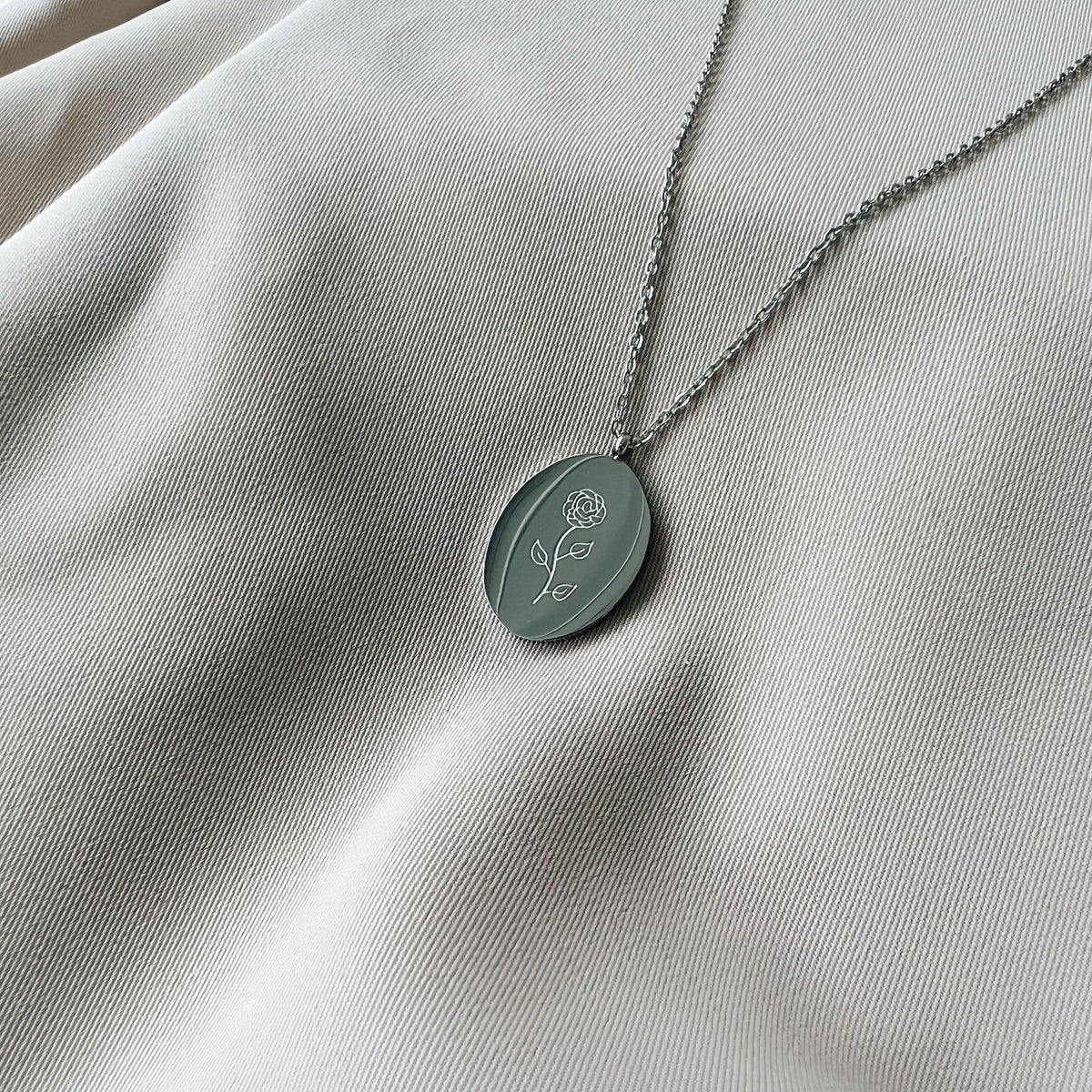 Collier Fleurs De Naissance Argent - Juin