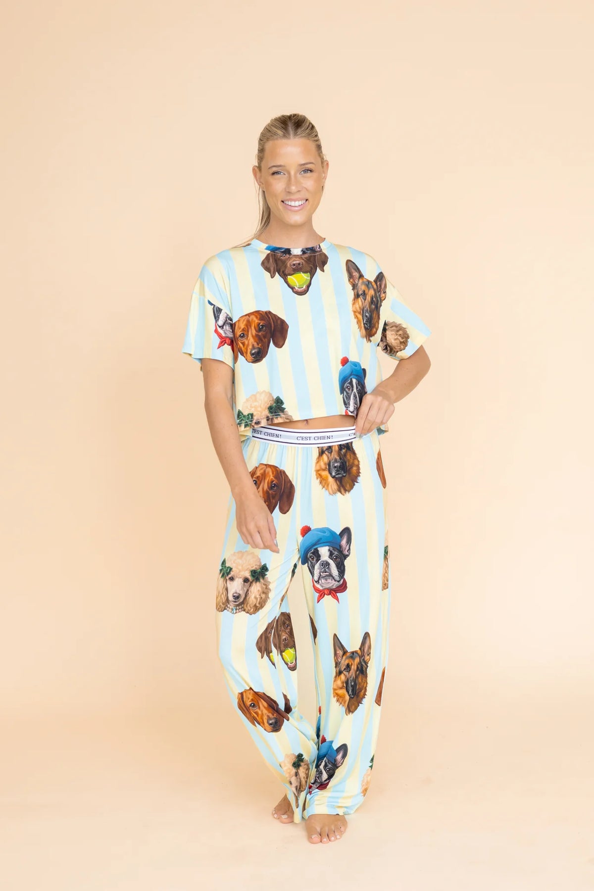 Haut Pyjama C'est Chien