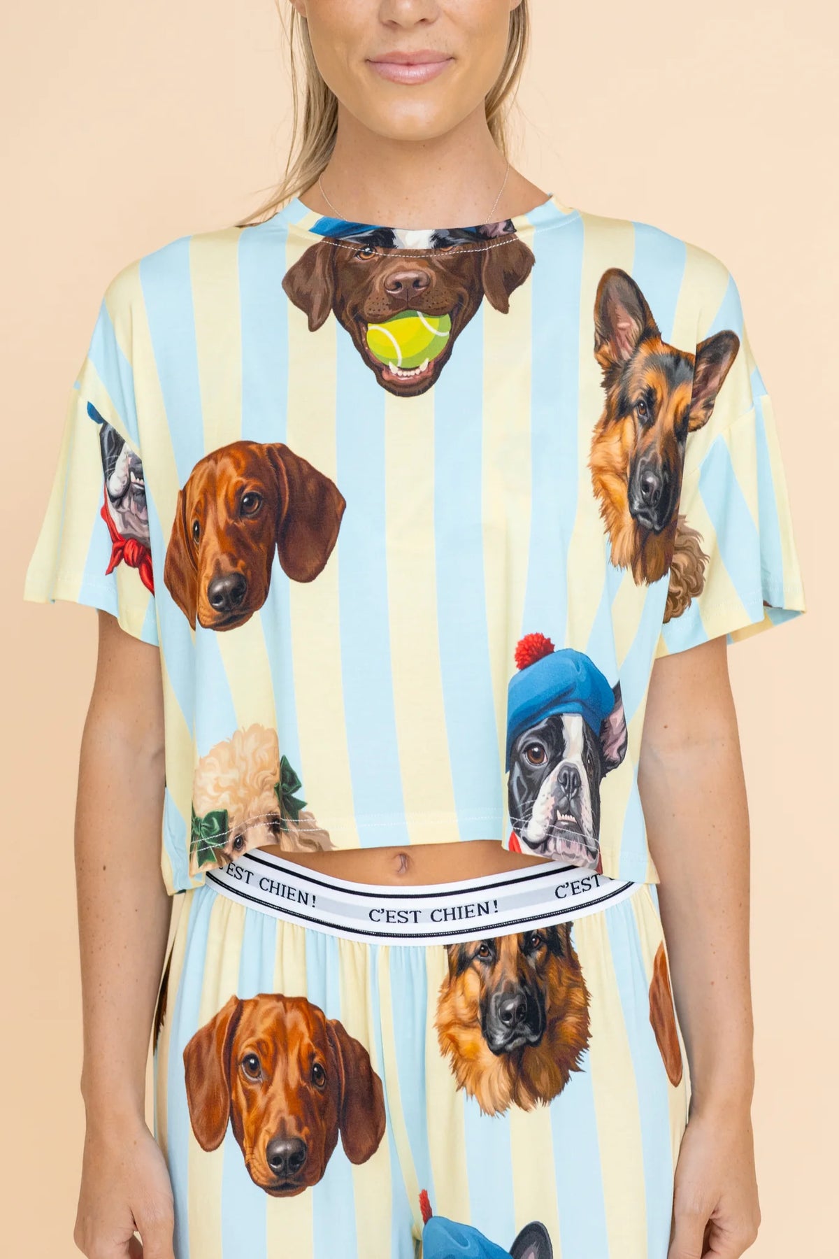 Haut Pyjama C'est Chien