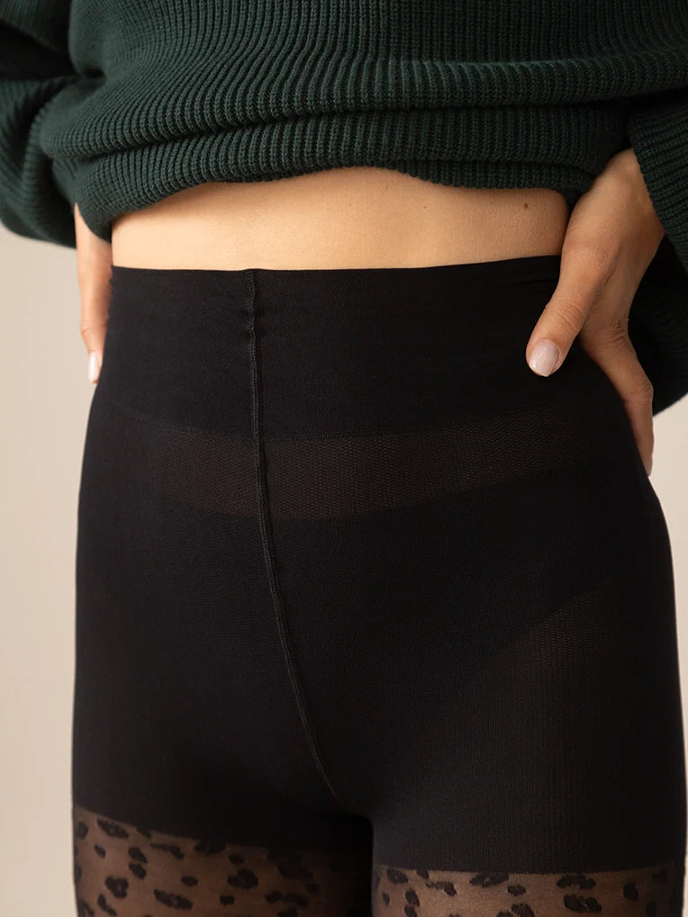 Collant Cuissardes Mini Léopard