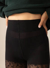 Collant Cuissardes Mini Léopard