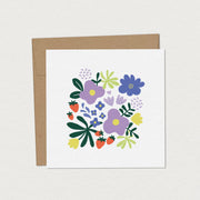 Carte De Souhaits Fleurs Explosion Printanière