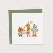 Carte De Fête Pour Enfant Savane