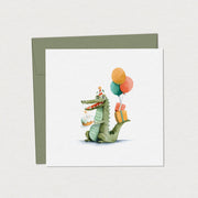 Carte De Fête Pour Enfant Rocco Le Crocodile