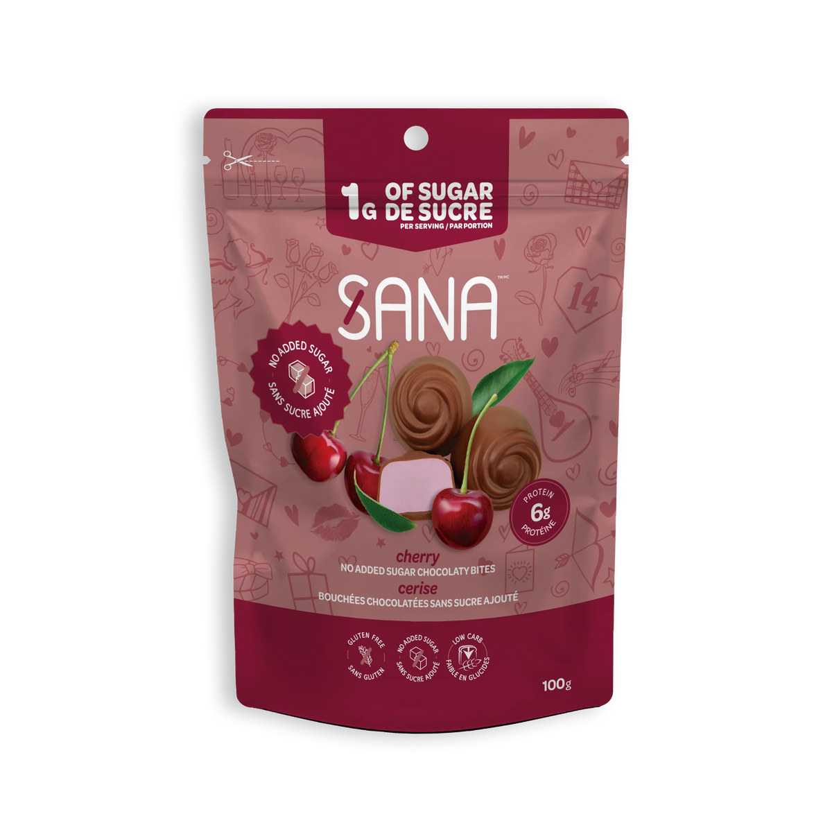 Bouchées Chocolatées Au Lait Cerise