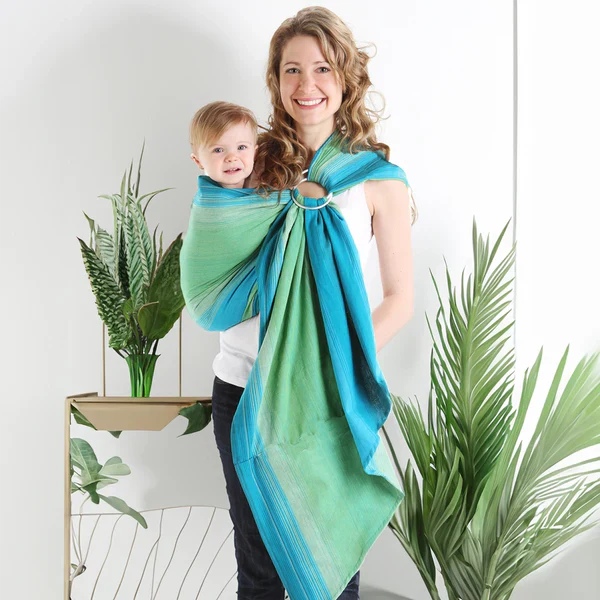 Écharpe Ajustable Tissée Ring Sling Lime