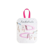 Ensemble Barrettes Unicorn