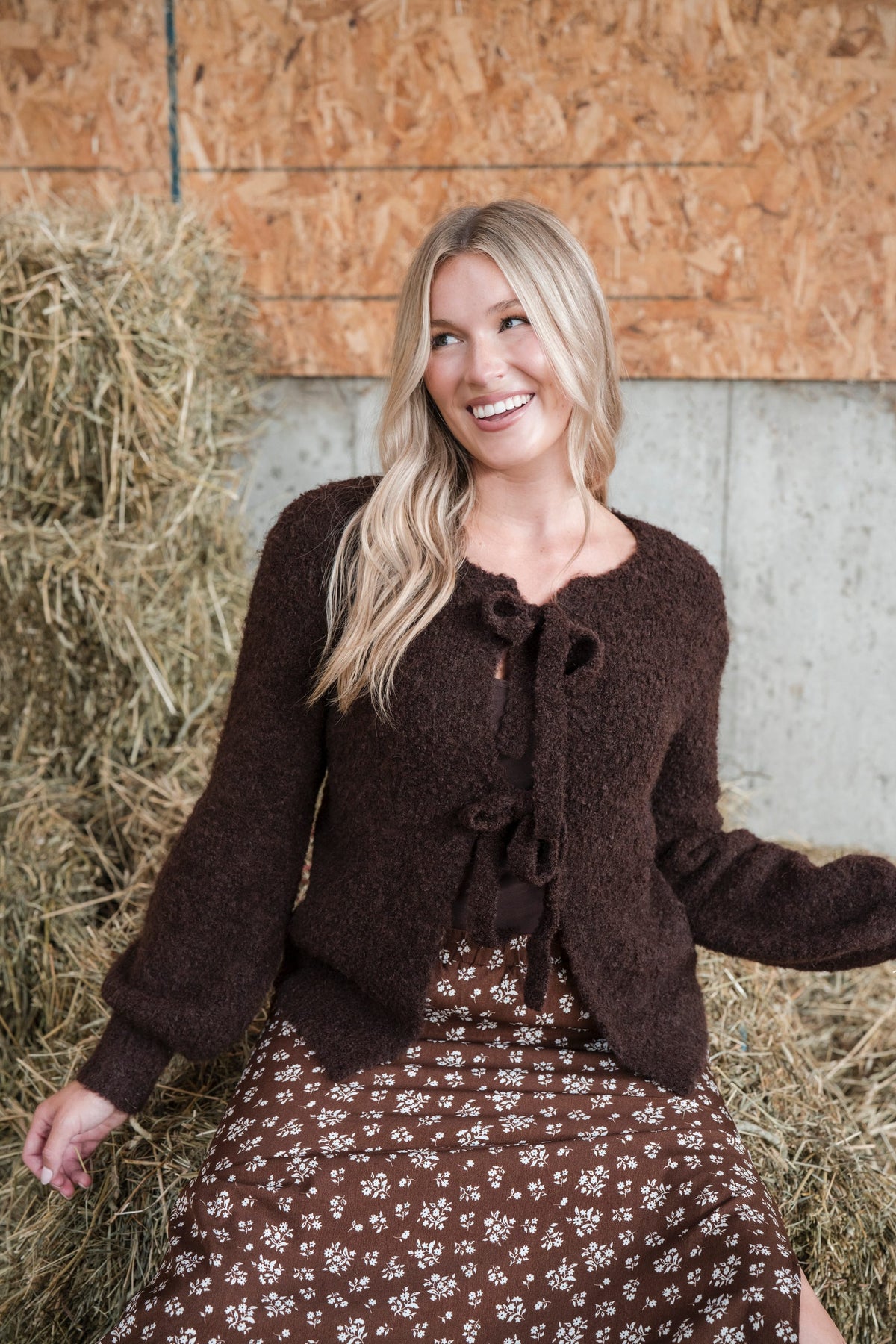 Cardigan Denise Brun Espresso