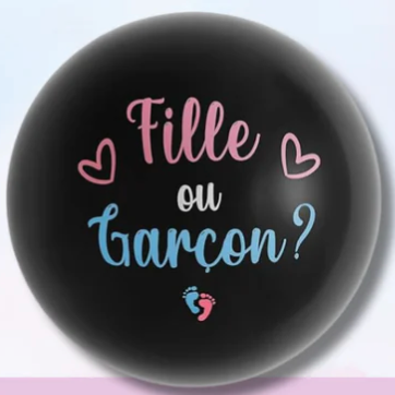 Ballon Révélation Du Sexe Avec Confettis