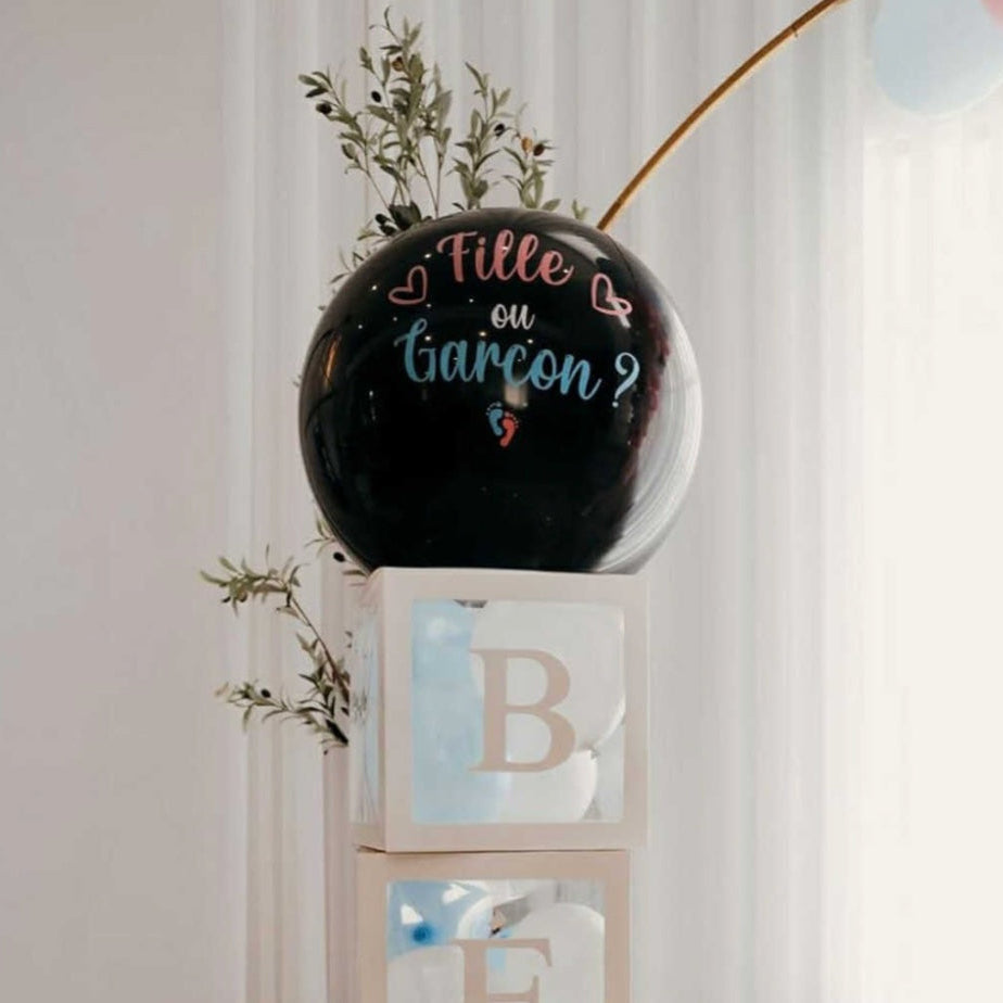 Ballon Révélation Du Sexe Avec Confettis