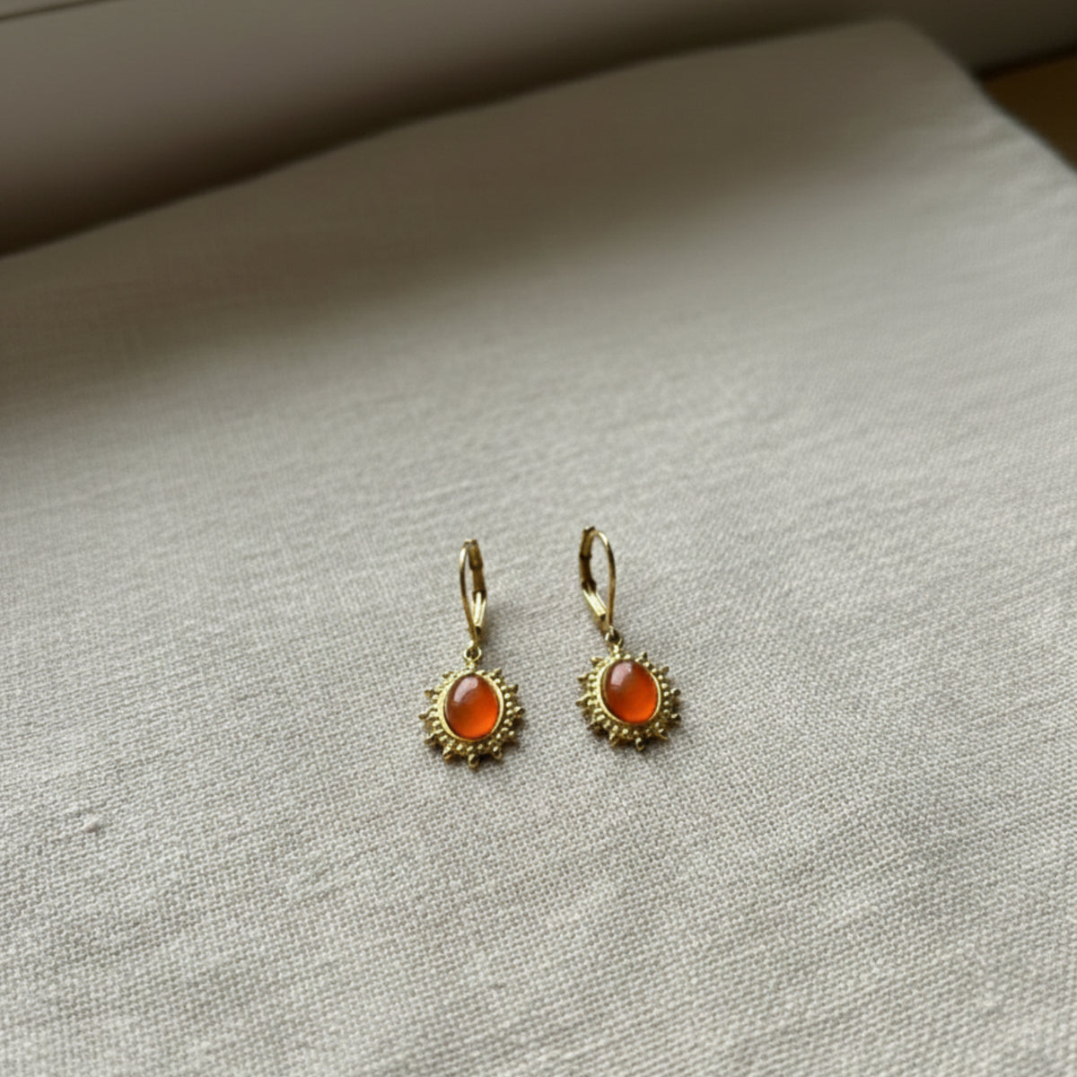 Boucles D'oreilles Solène Aventurine