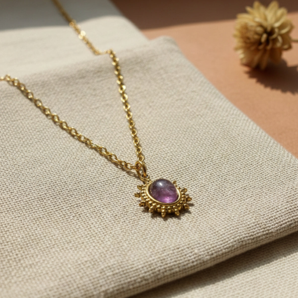 Collier Solène Améthyste