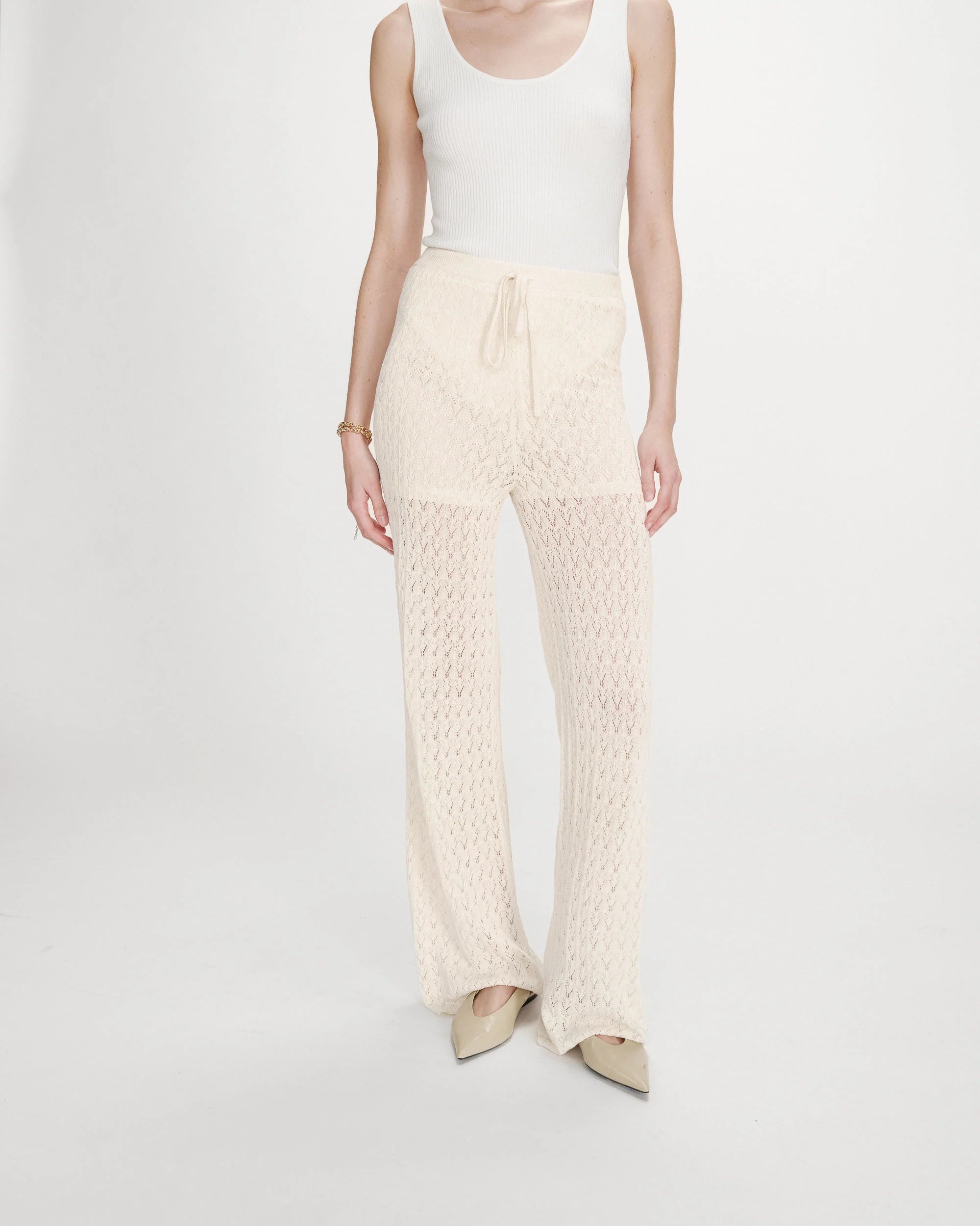 Pantalon Valado Ecru