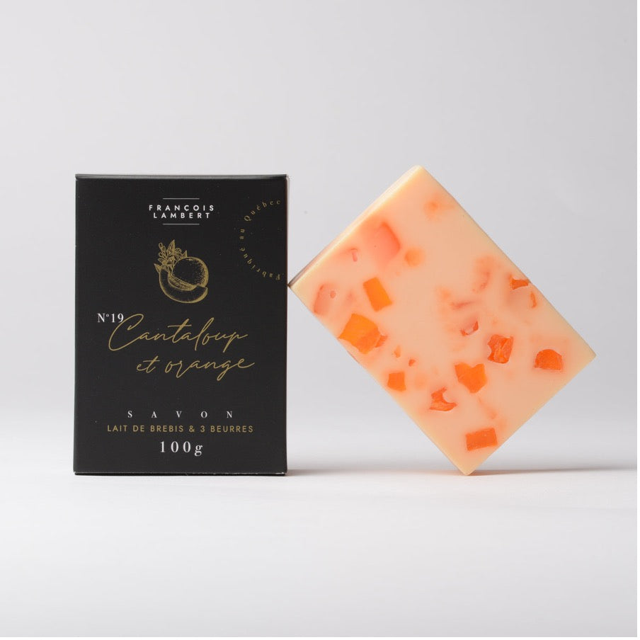 Savon Au Lait De Brebis Cantaloup & Orange - N.19