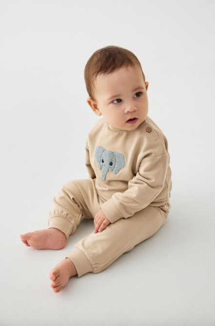 Gilet Ouaté White Pepper Éléphant