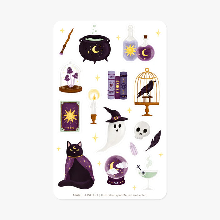 Autocollant Spooky - Illustrée Par Marie-Lise