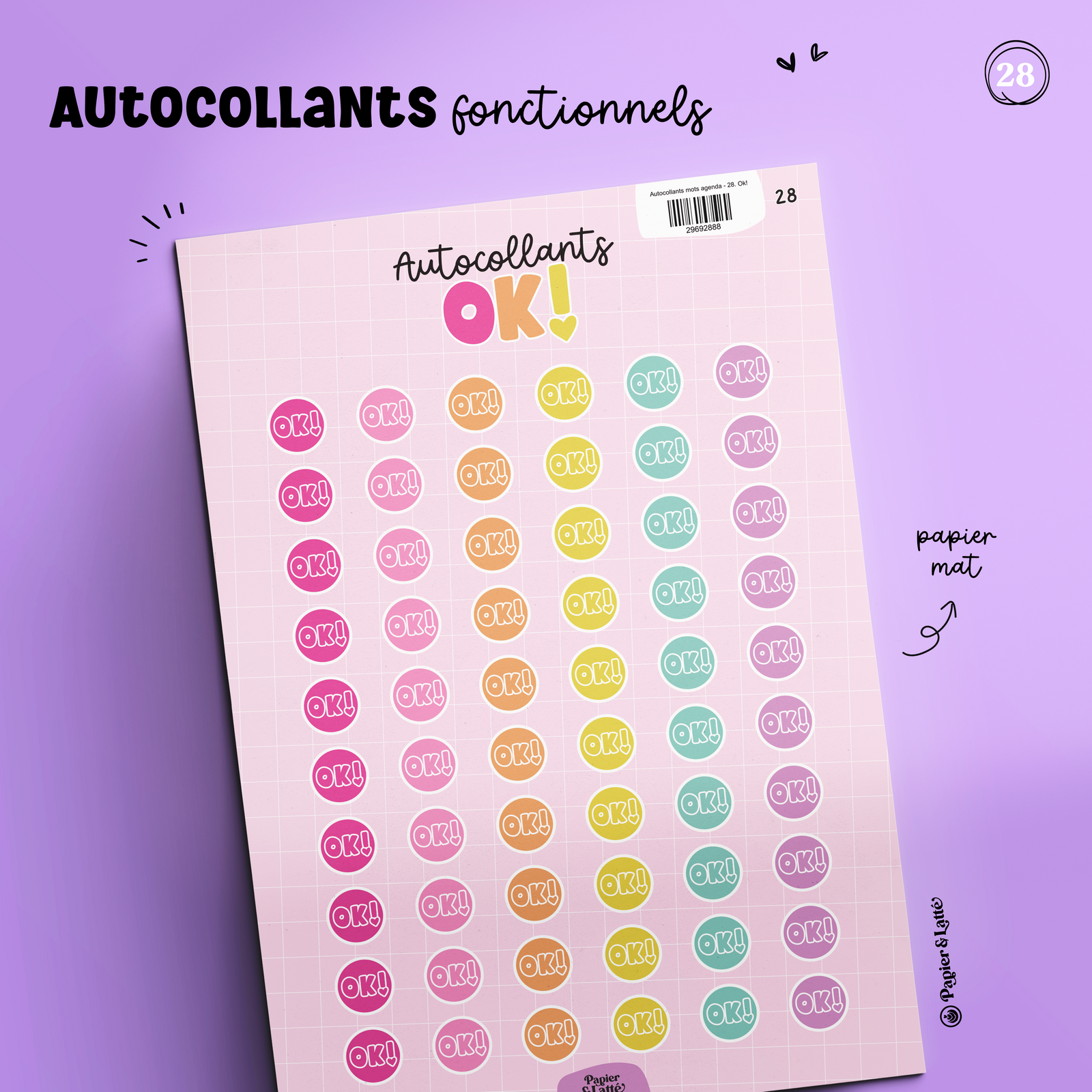 Autocollants Fonctionnels 28 - Ok !
