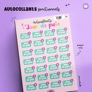 Autocollants Fonctionnels 30 Jour De Paie