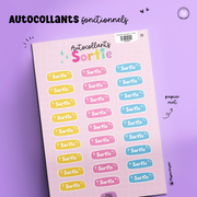 Autocollants Fonctionnels 31 - Sortie