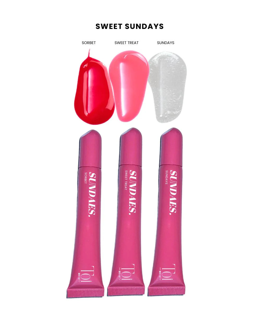 Trio Lip Sundaes Saint-Valentin - Édition Limitée Sweet Sundays