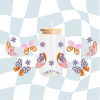Verre Papillons 16 Oz