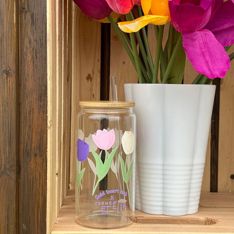 Verre Plastique Tulipe