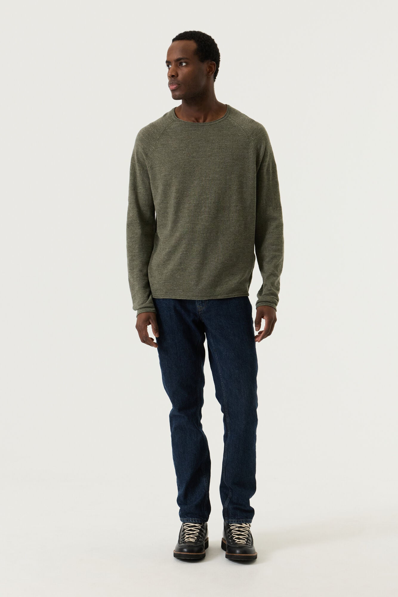 Chandail Manche Longue Olive Vert