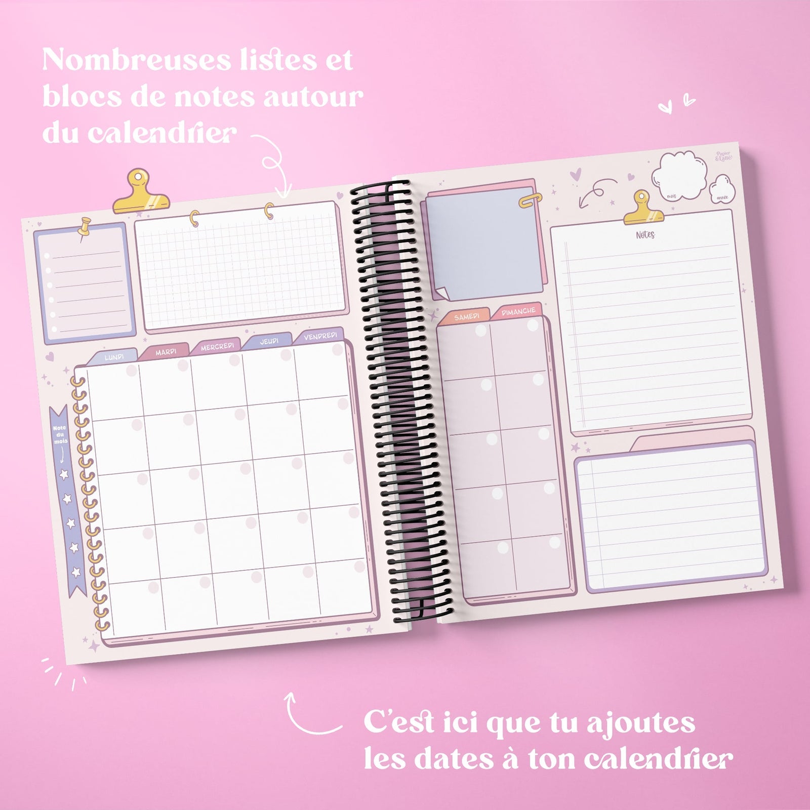 Agenda Mensuel Kawaii - 03