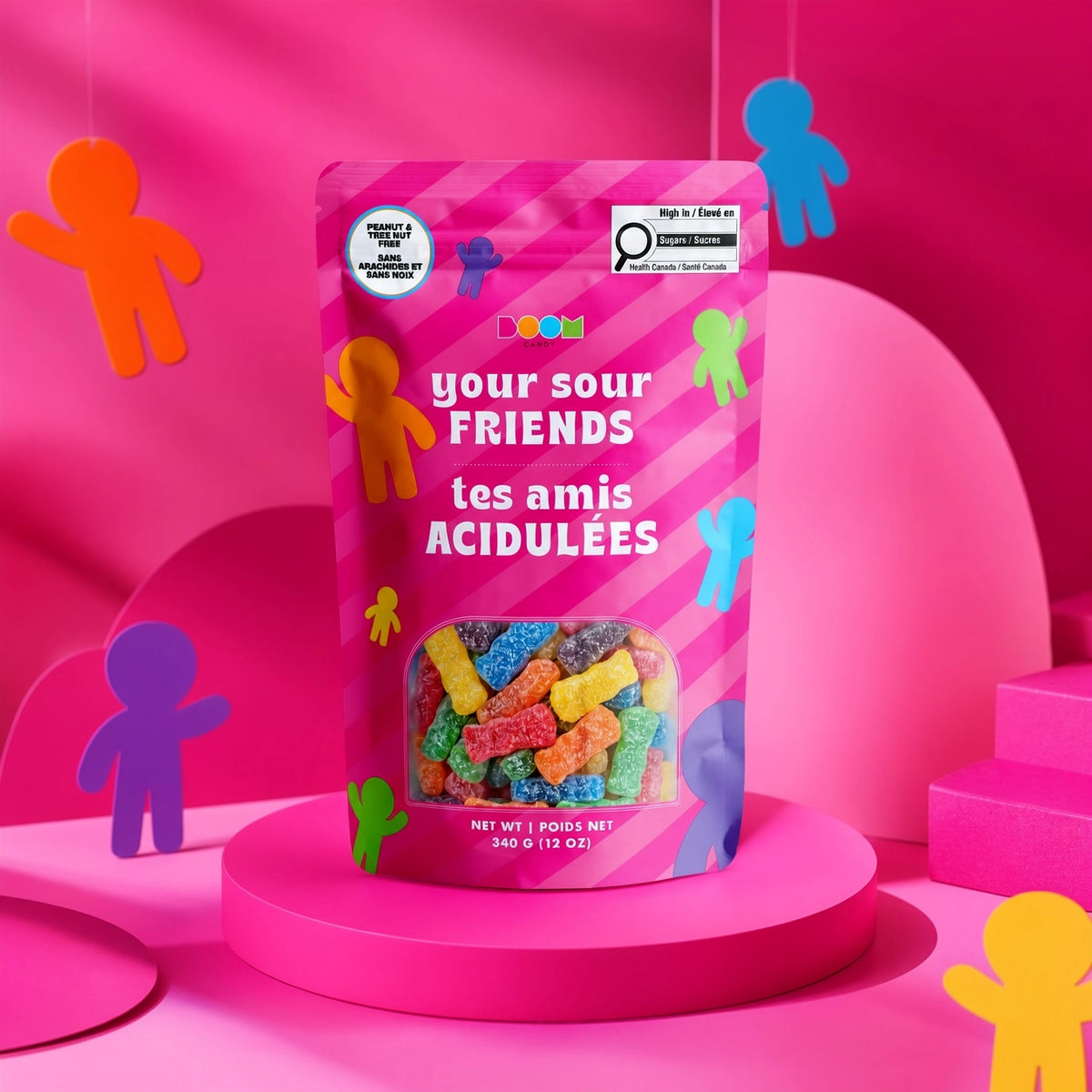 Bonbons Tes Amis Acidulés Gélifiés Aux Fruits