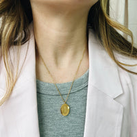 Collier Fleurs De Naissance Or - Août