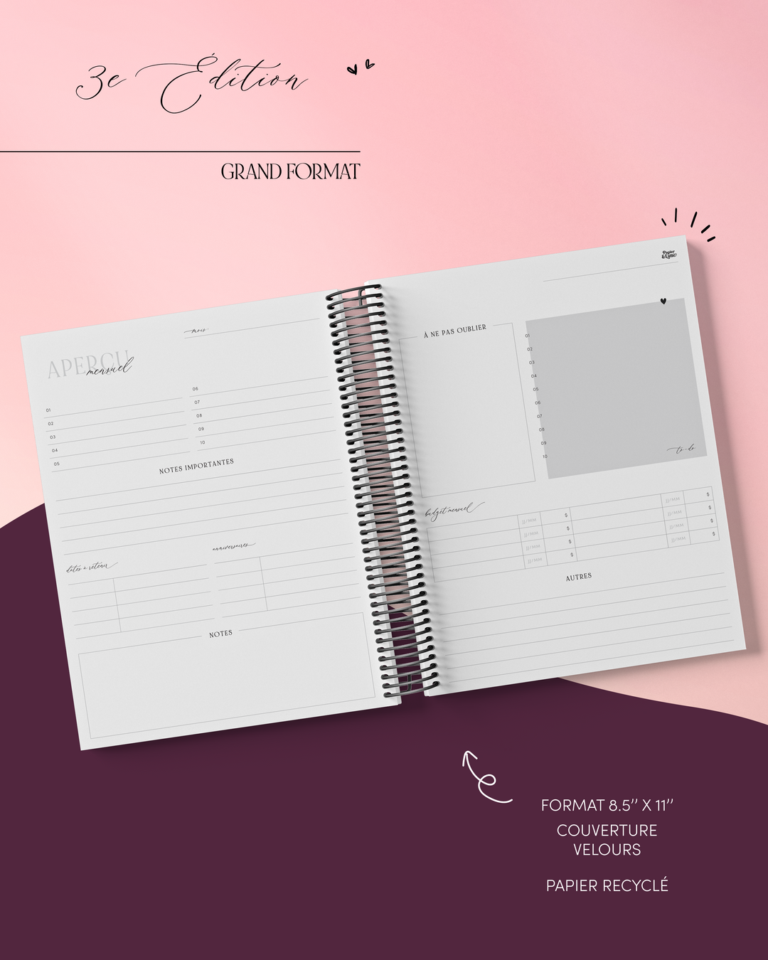 Agenda 3e Édition Zola