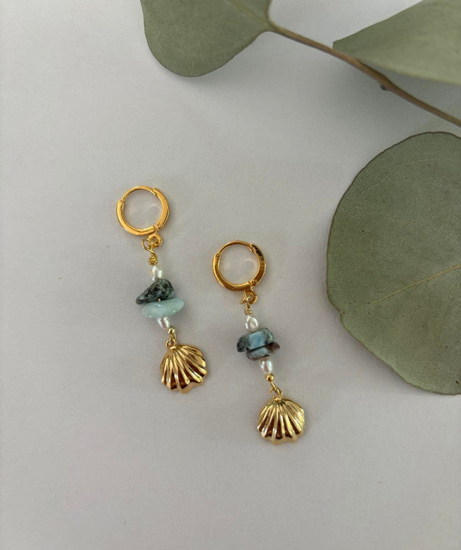 Boucles D'oreilles Azur