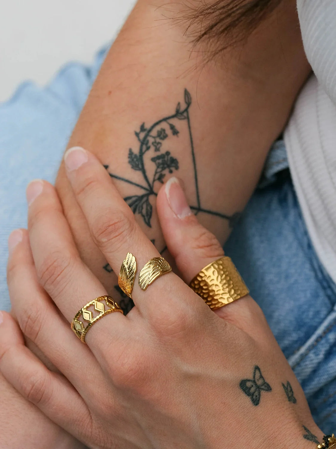 Bague Fly Doré
