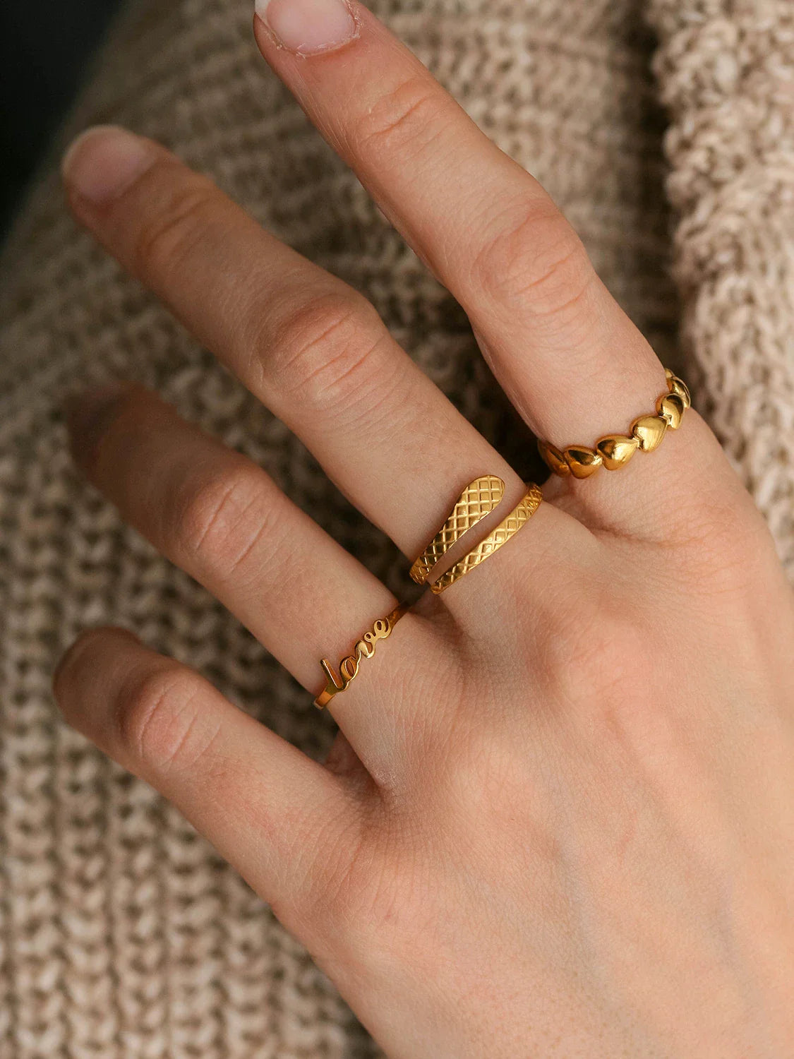 Bague Passion Doré