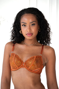 Balconnet Hasna Orange Brulé