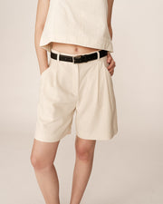 Short Pastel Écru