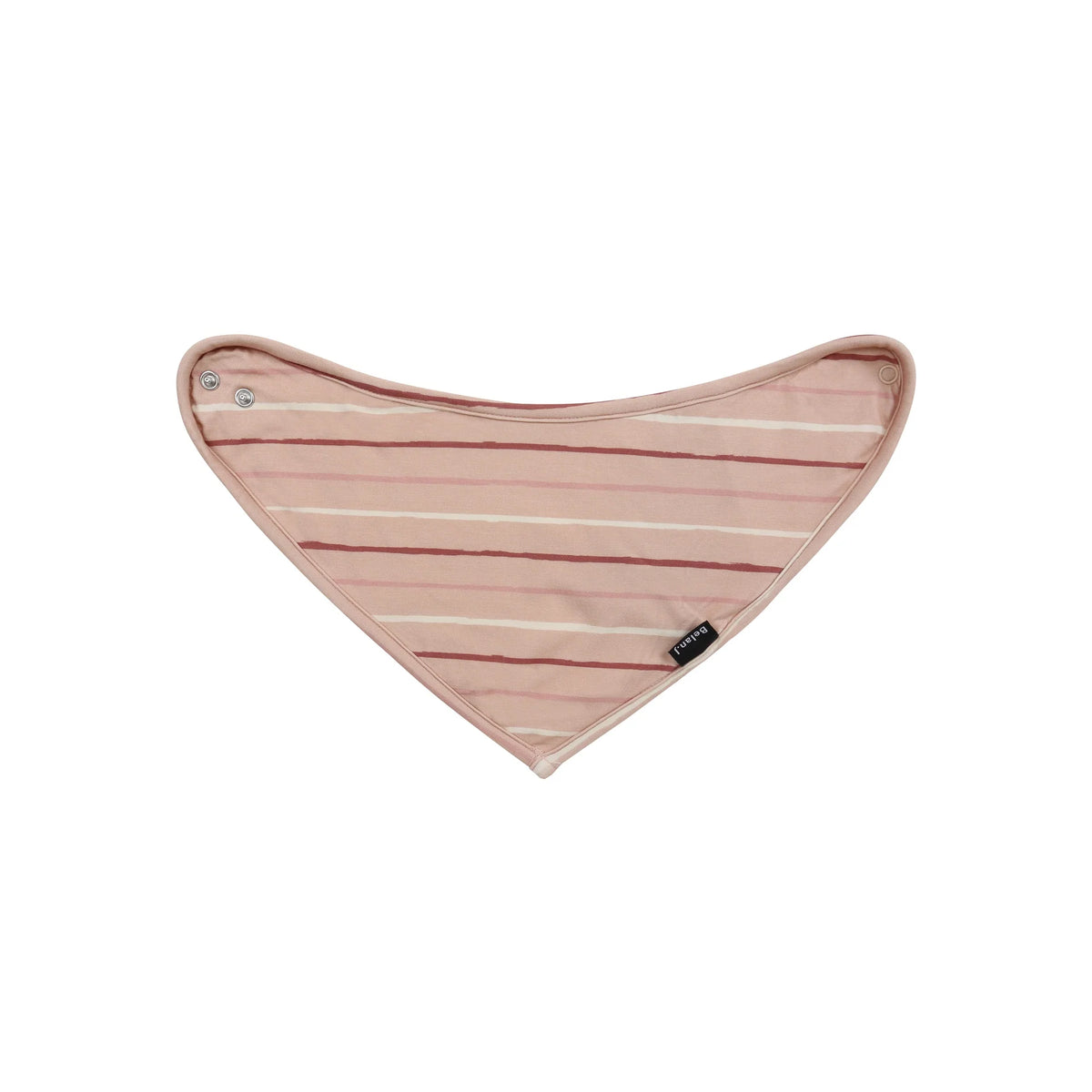Bavoir Bandana Pink Stripes