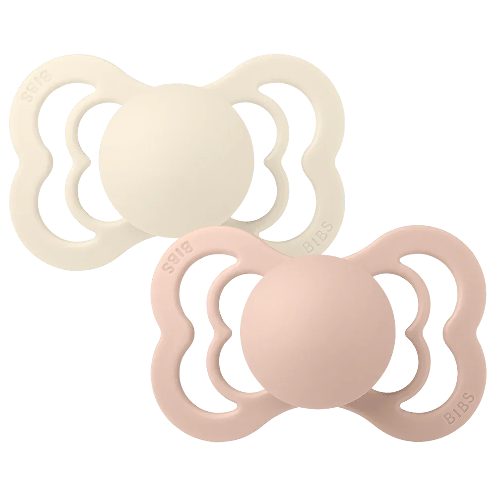 Suce Symétrique Ivory/Blush 6-18 Mois (Paquet De 2)