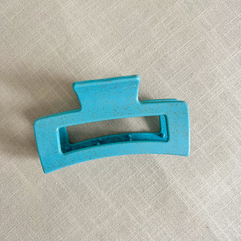 Pince Agathe En Paille De Blé Bleu Foncé