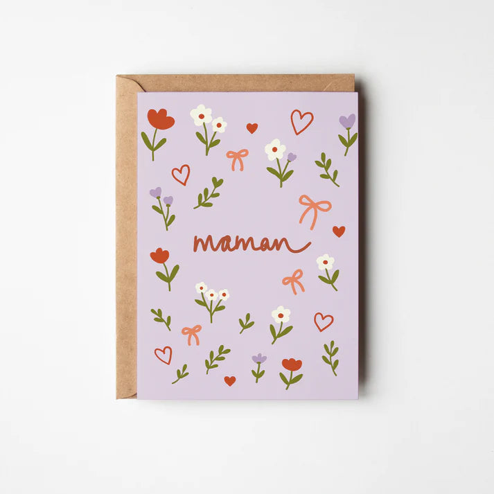 Carte De Souhait - Bloom Maman