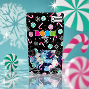 Bonbons Gélifiés Assortis Cannes En Sucre D'orge & Flocons De Neige