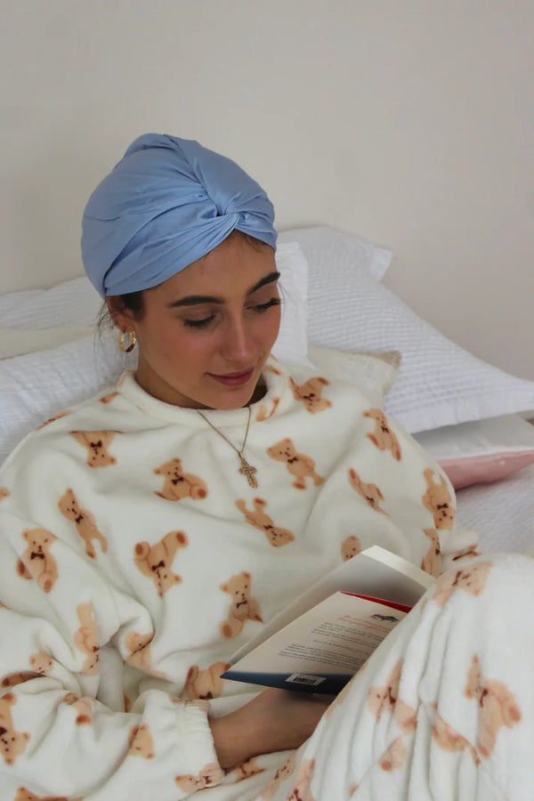 Bonnet En Satin Blanc