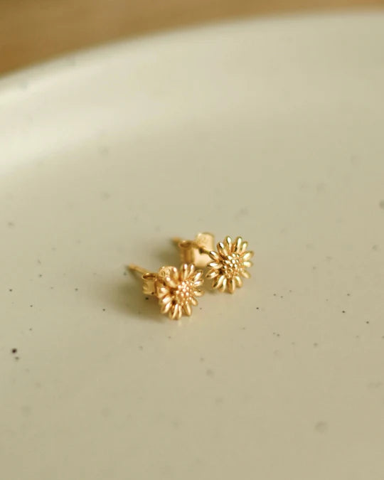 Boucles D'oreilles Daisy Vermeil